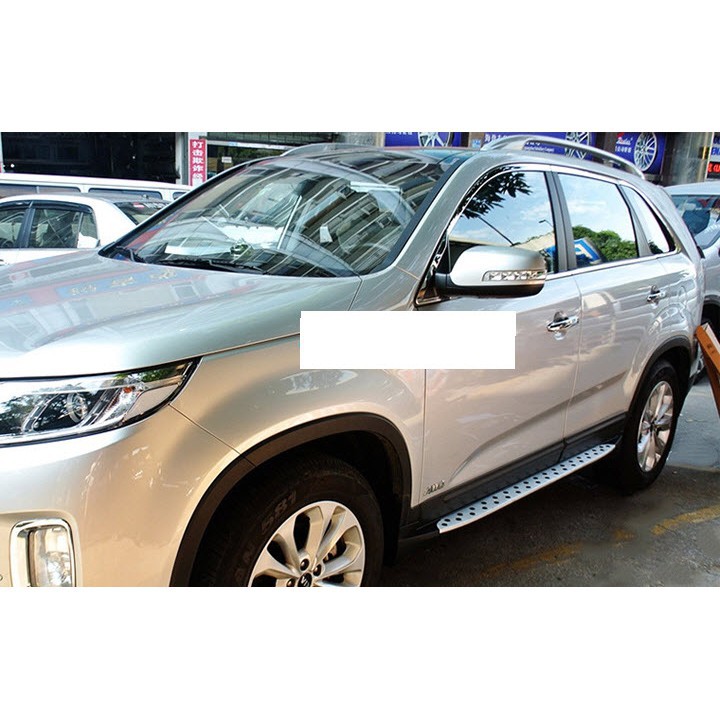 Viền inox chân kính, cong kính Kia Sorento 2016-2020 inox cao cấp