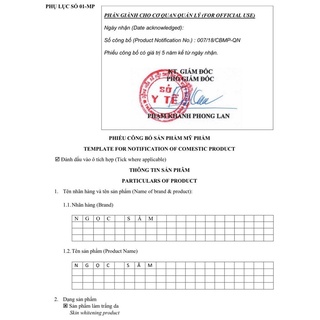 MẶt nạ thảo mộc Ngọc Sâm sạch mụn sáng da