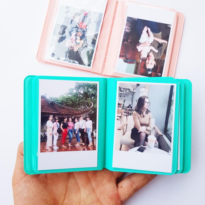 Album mini + 29 ảnh 6x9cm cán lụa 2 mặt