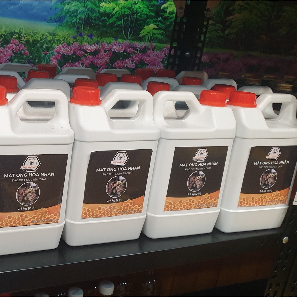 MẬT ONG HOA NHẴN ĐÓNG CAN 2 LÍT CAO CẤP CHUẨN 100% - THẾ HỒNG HONEY
