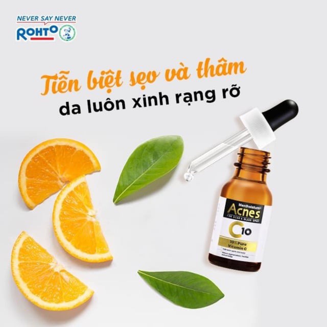 Acnes C10-Dung dịch làm mờ sẹo và vết thâm 15ml