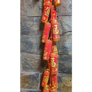Dây pháo trang trí tết dài 88cm cỡ pháo đường kính 2.5cm