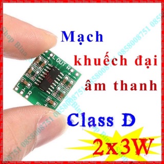 Mạch khuếch đại âm thanh Hifi class D 2 kênh 6W PAM8403 - 10C11