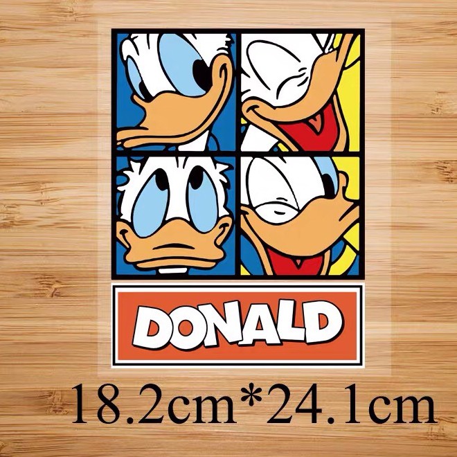 Sticker ủi dễ thương - combo bộ hình vịt donan nhiều cảm xúc 🦆🦆