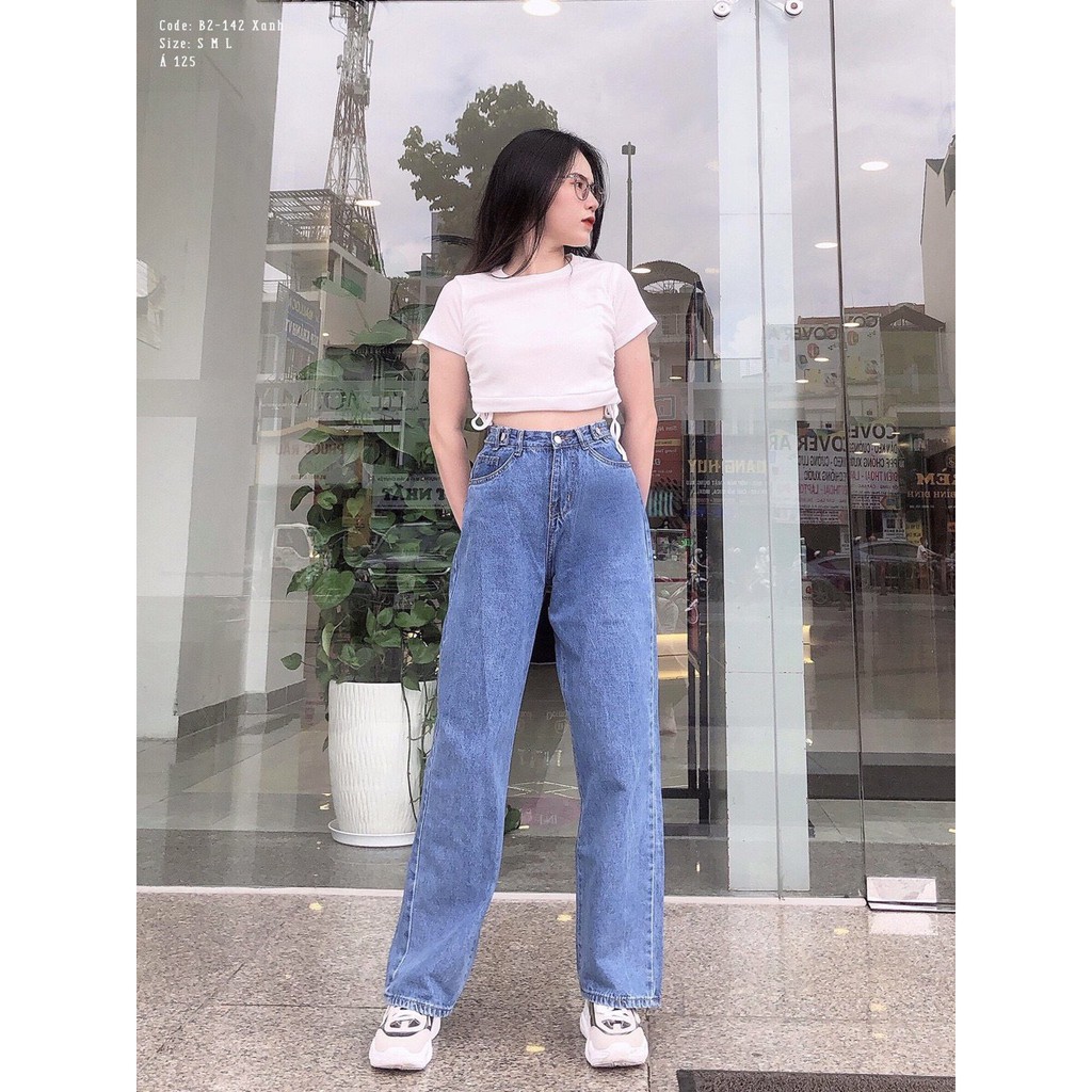 quần baggy dáng suông dài lưng cài đai cực hot ảnh thật