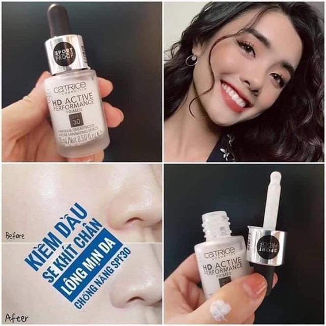Serum Lót Catrice HD Active Performance Primer  kèm chồng nắng SPF 30 | BigBuy360 - bigbuy360.vn