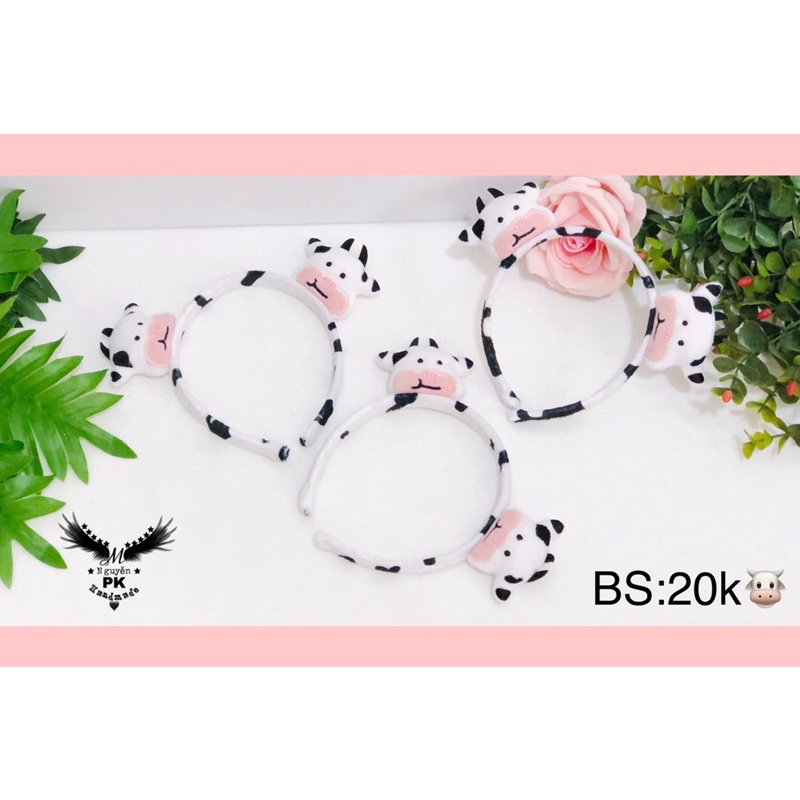 Băng đô cài tóc Bò sữa 2021