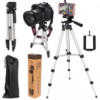 Giá Đỡ Ba Chân 3110 / CAMERA Cầm Tay / TRIPOD Cho Điện Thoại / CAMERA Đen