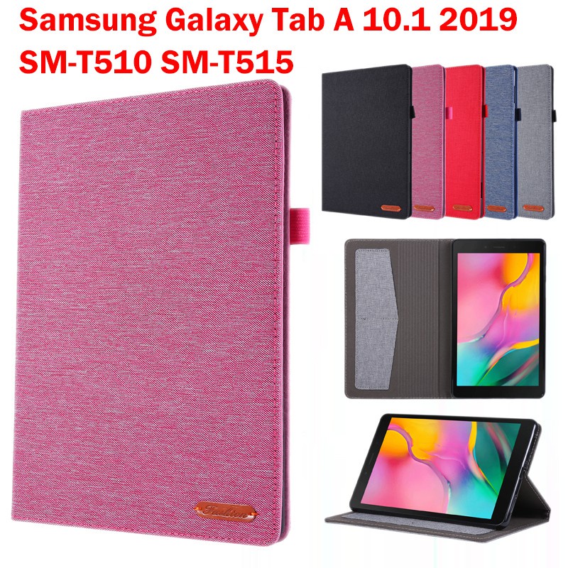 Ốp lưng Samsung Galaxy Tab A 10.1 2019 T510 T515 Hoa văn cao bồi Chân đế lật SM-T510 SM-T515 Bao da máy tính bảng dạng lật