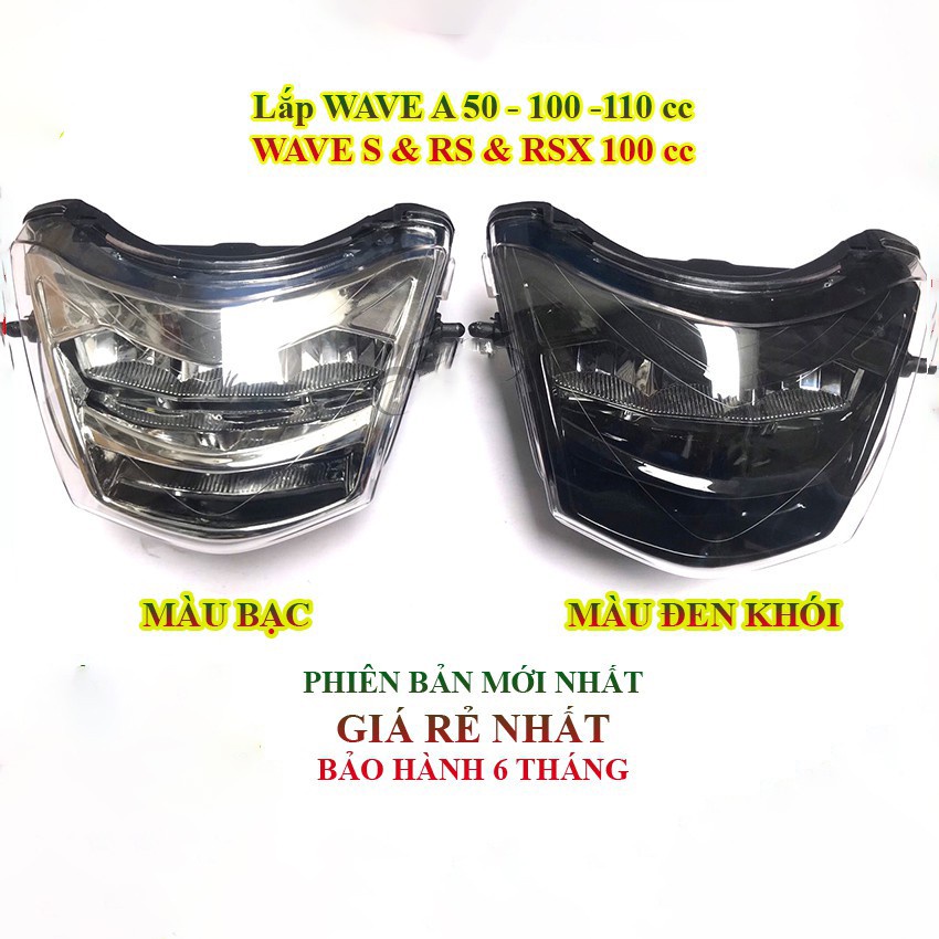۞1 Đèn pha led 2 tầng wave giá rẻ giống kiểu zhipat đẹp và sáng lắp a 50 100 110 S RS RSX