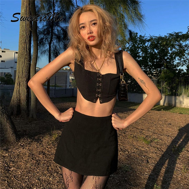 Áo Hai Dây Trơn Màu Xinh Xắn Dành Cho Nữ 2021 | BigBuy360 - bigbuy360.vn