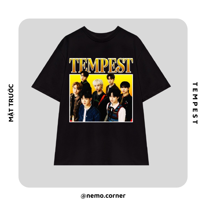 Áo Thun Unisex In Hình Nhóm Nhạc TEMPEST