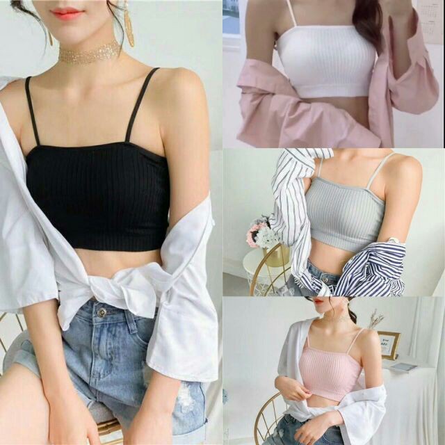 Áo Bra Quây Gân Tăm Co Giãn 4 Chiều, Có Đệm Ngực Cotton Gợi Cảm