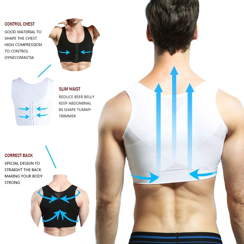 Áo Nịt Ngực Định Hình Cơ Thể Cho Nam