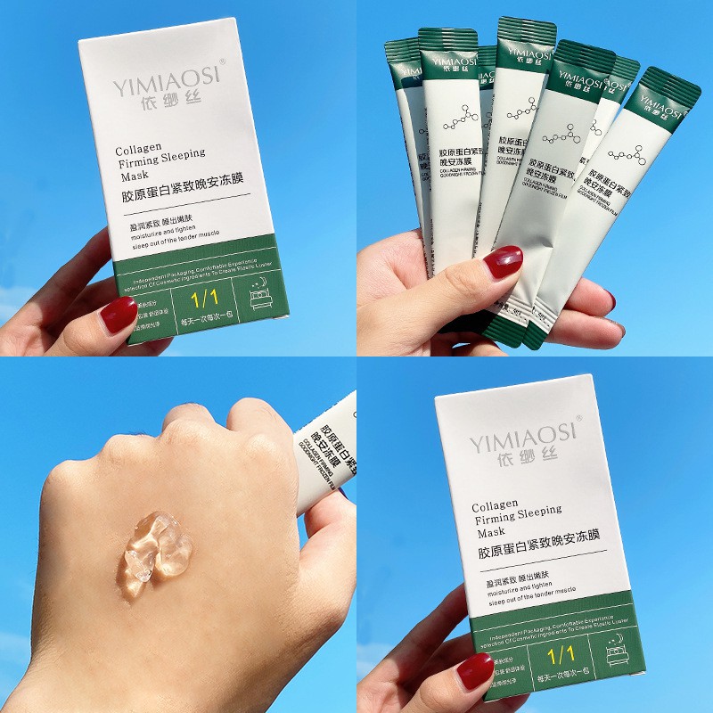 [Hàng mới về] Mặt Nạ Ngủ Collagen 4ml Dưỡng Ẩm Thu Nhỏ Lỗ Chân Lông Làm Sạch Sâu Cho Da | BigBuy360 - bigbuy360.vn