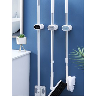 Móc treo chổi dán tường, treo cây lau nhà, dính chắc chắn, chịu lực cao cấp