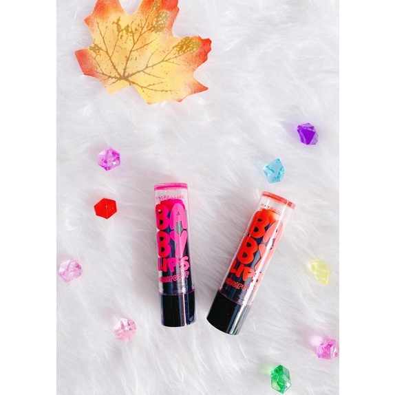 💋✨Son Dưỡng Baby Lips Maybeline Màu Cam Và Hồng Dưỡng Ẩm Cao, Mềm Môi Mỹ Chính Hãng