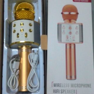 Micro karaoke WS 858 Micro Loa bluetooth