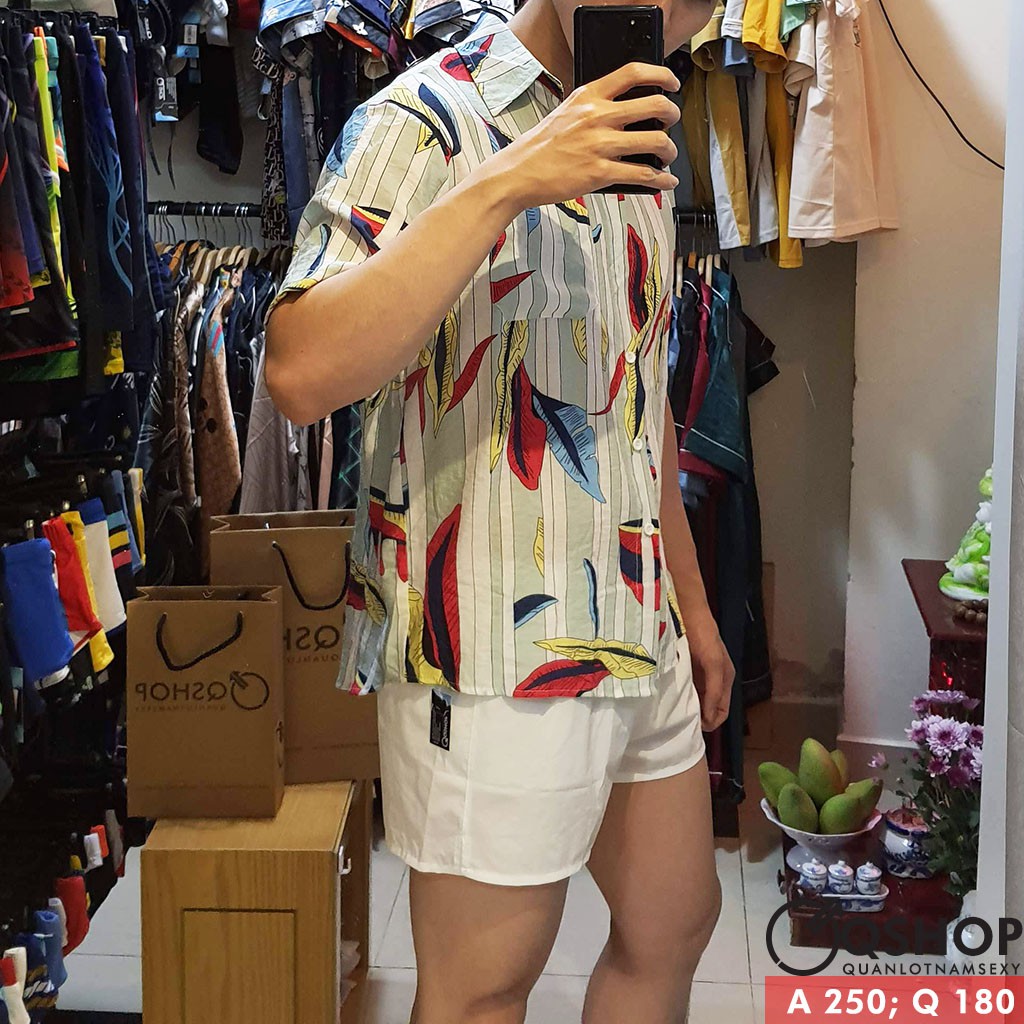 ÁO SƠ MI ĐI BIỂN NAM FORM RỘNG SM29