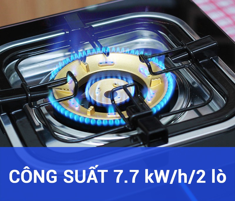 Bếp gas Electrolux ETG728GKR ( HÀNG TRƯNG BÀY )Đầu đốt bằng đồng thau chống ăn mòn, độ bền cao,