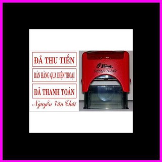 Combo 3 con dấu theo yêu cầu của khách