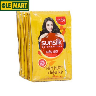 SUNSILK Dầu gội Vàng mềm mượt diệu kỳ 6g 12 gói