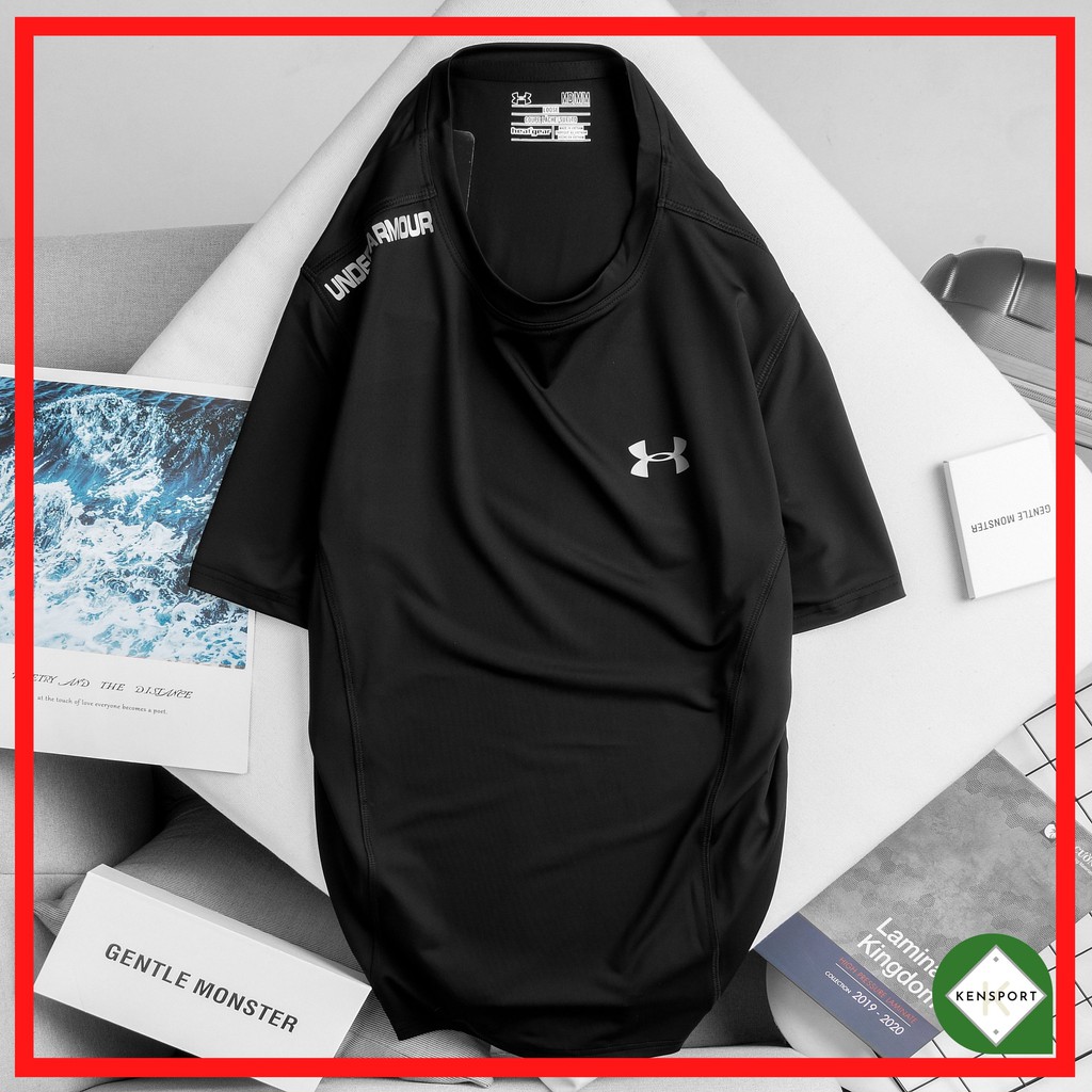 Áo thun lạnh thể thao nam cao cấp, chất thun poly co dãn 4 chiều thoáng mát,vải mịn, không xù lông, không bai màu - AT37 | BigBuy360 - bigbuy360.vn