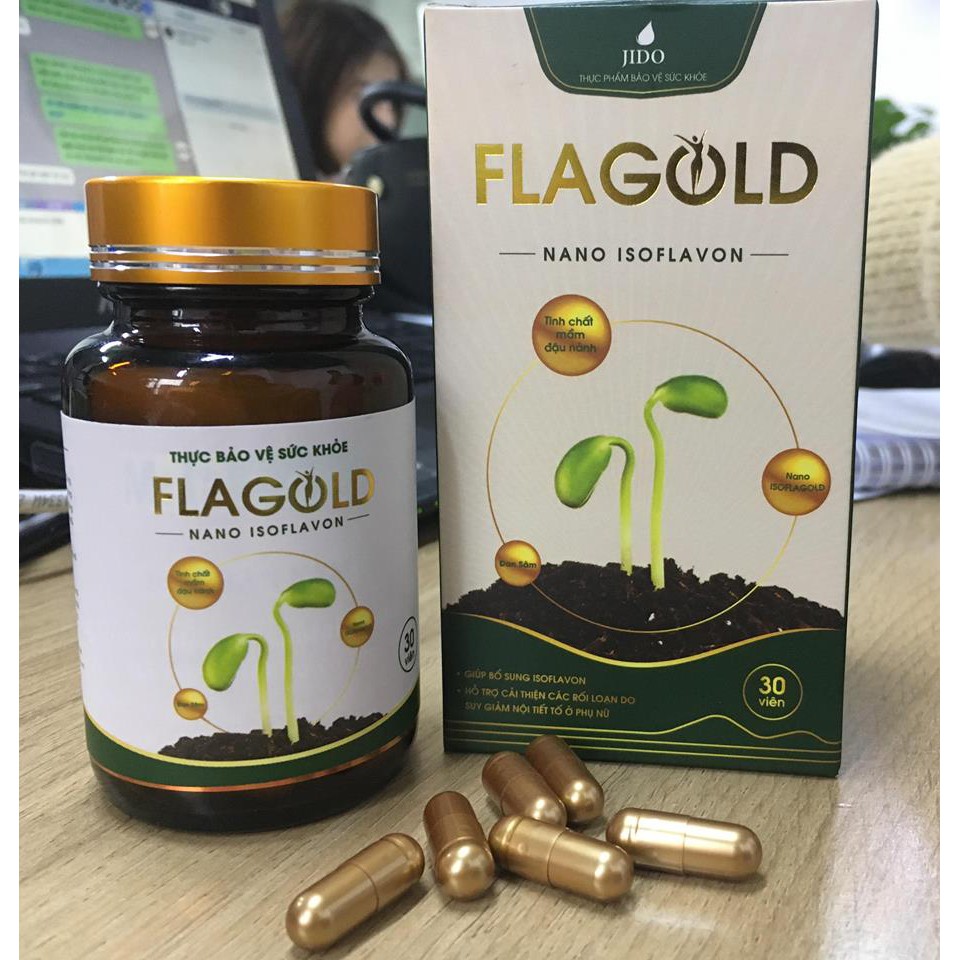❣️MALL ❣️Viên Nano mầm đậu nành Flagold - săn chắc và nẩy nở vòng 1 - sản phẩm của viện hàn lâm | BigBuy360 - bigbuy360.vn