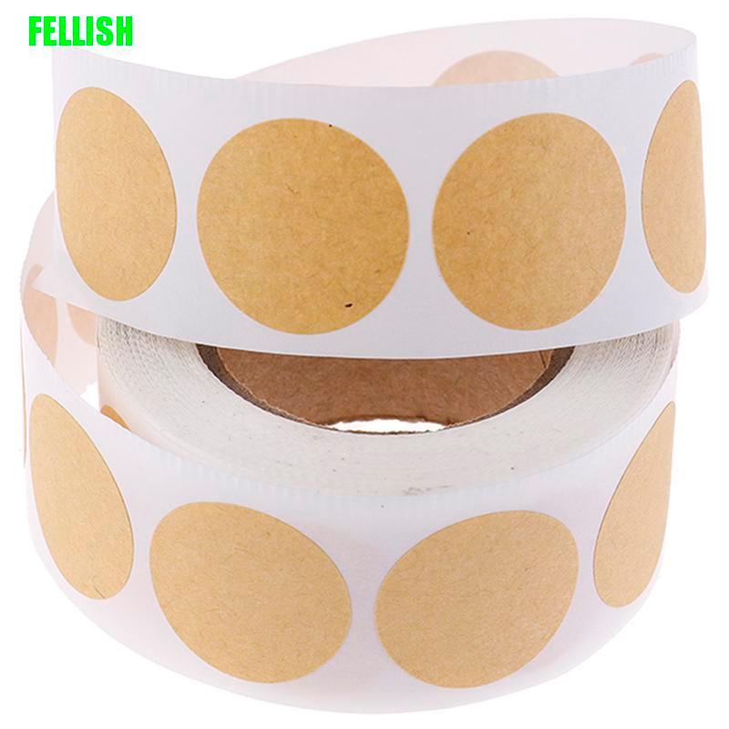 Set 500 miếng dán tròn dùng trang trí đồ thủ công DIY