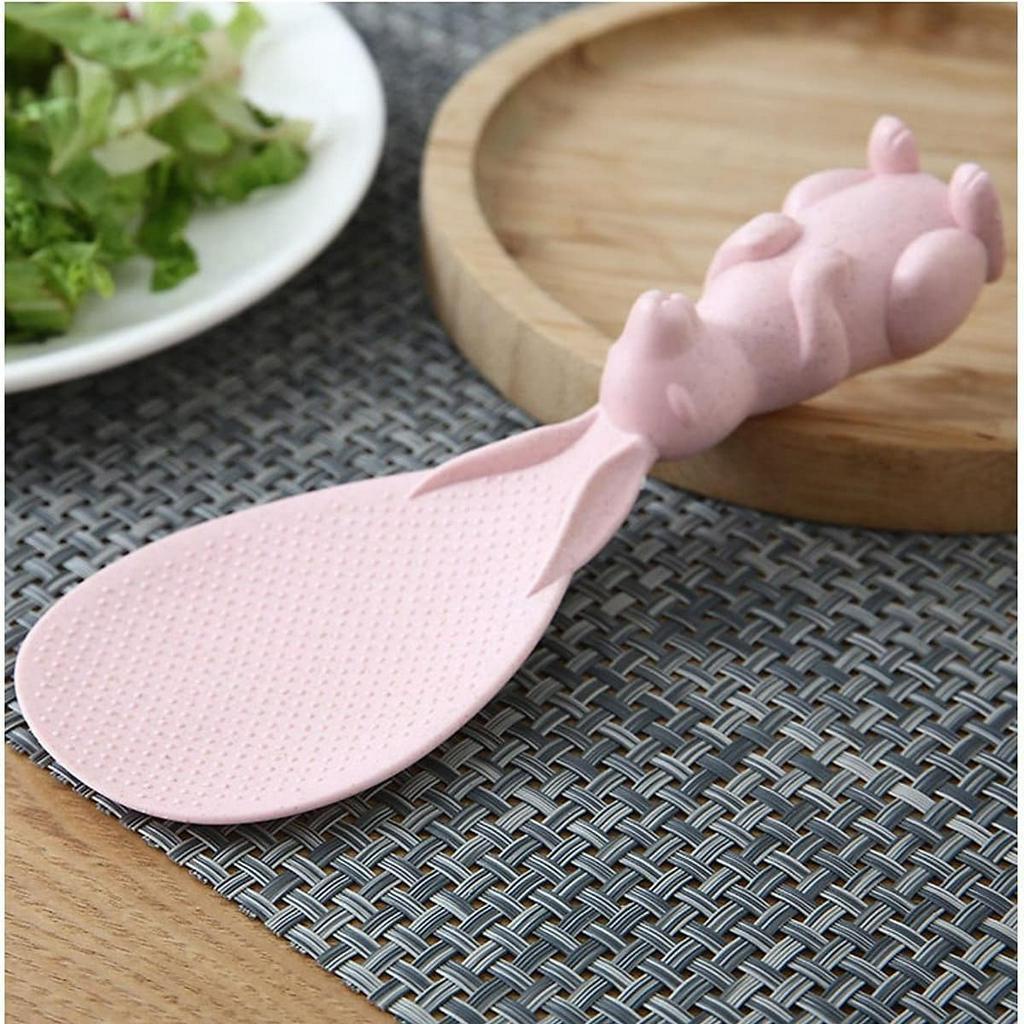 THÌA XỚI CƠM LÚA MẠCH HÌNH THỎ SIÊU YÊU