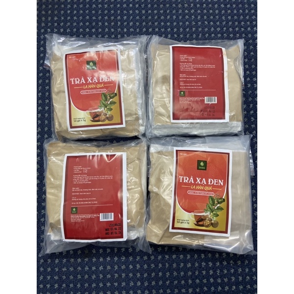 Combo 4 bịch trà xạ đen la hán quả mát gan-giải độc-thanh lọc cơ thể