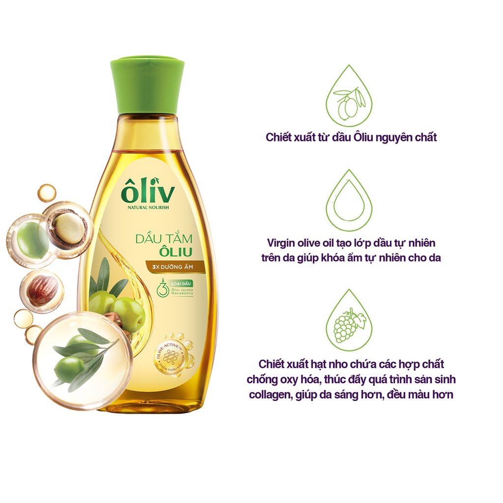 Dầu Tắm Ôliv Virgin Olive Oil 250ml