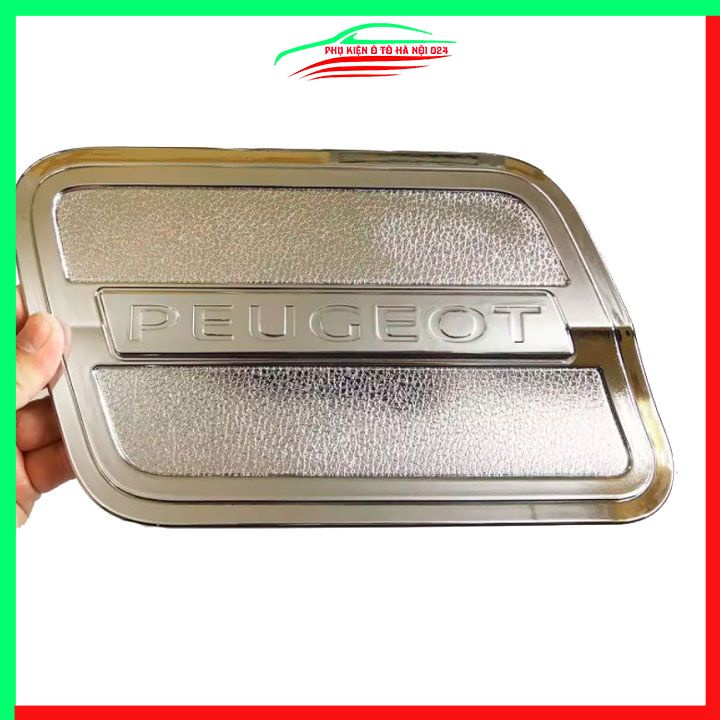 Ốp nắp xăng Peugeot 3008 2020-2023 mạ crom bảo vệ chống trầy trang trí ô tô