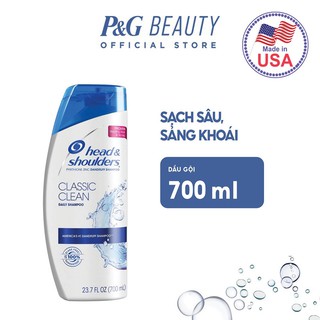 [Mã PG2112B giảm 8% đơn 199K] Dầu gội Head & shouder Female shampoo Classic Clean 700ml