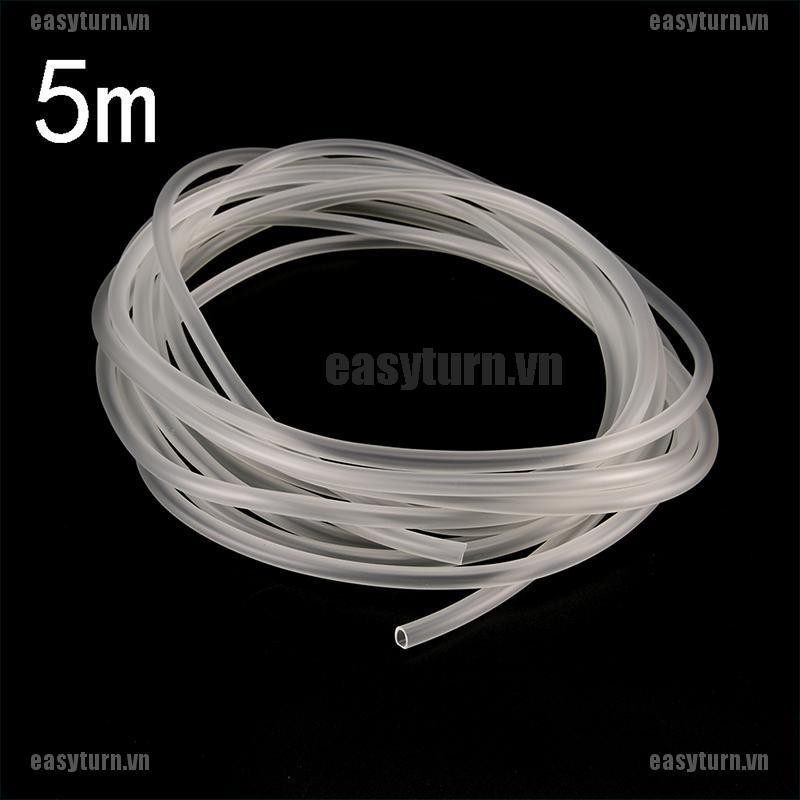 5/10m Ống Silicon Trong Suốt Cho Bể Cá 4/6mm