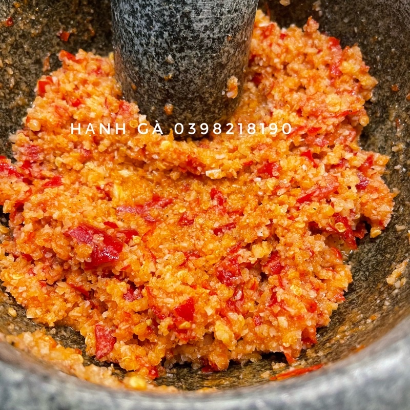 Muối ớt siêu cay chấm hoa quả cho tín đồ ăn cay