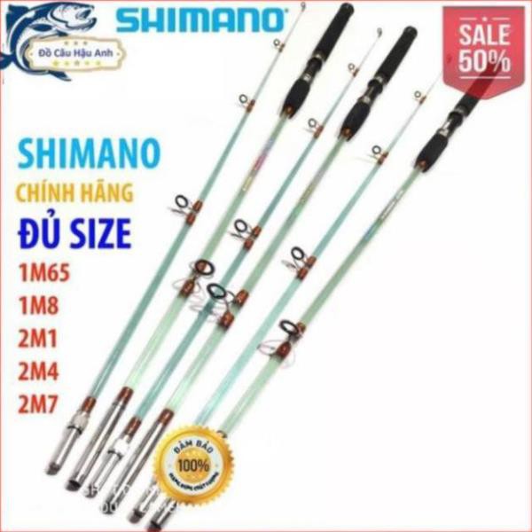 [Mã FAMAYMA2 giảm 10K đơn 50K] Cần câu cá Shimano 2 khúc đặc trong suốt tải cá 10kg