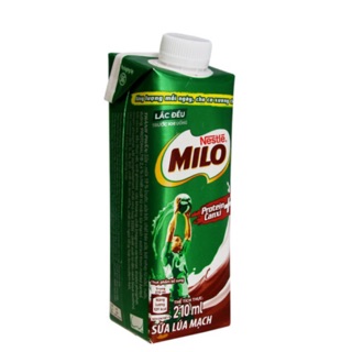 Sữa milo yến mạch nestle 210ml có nắp