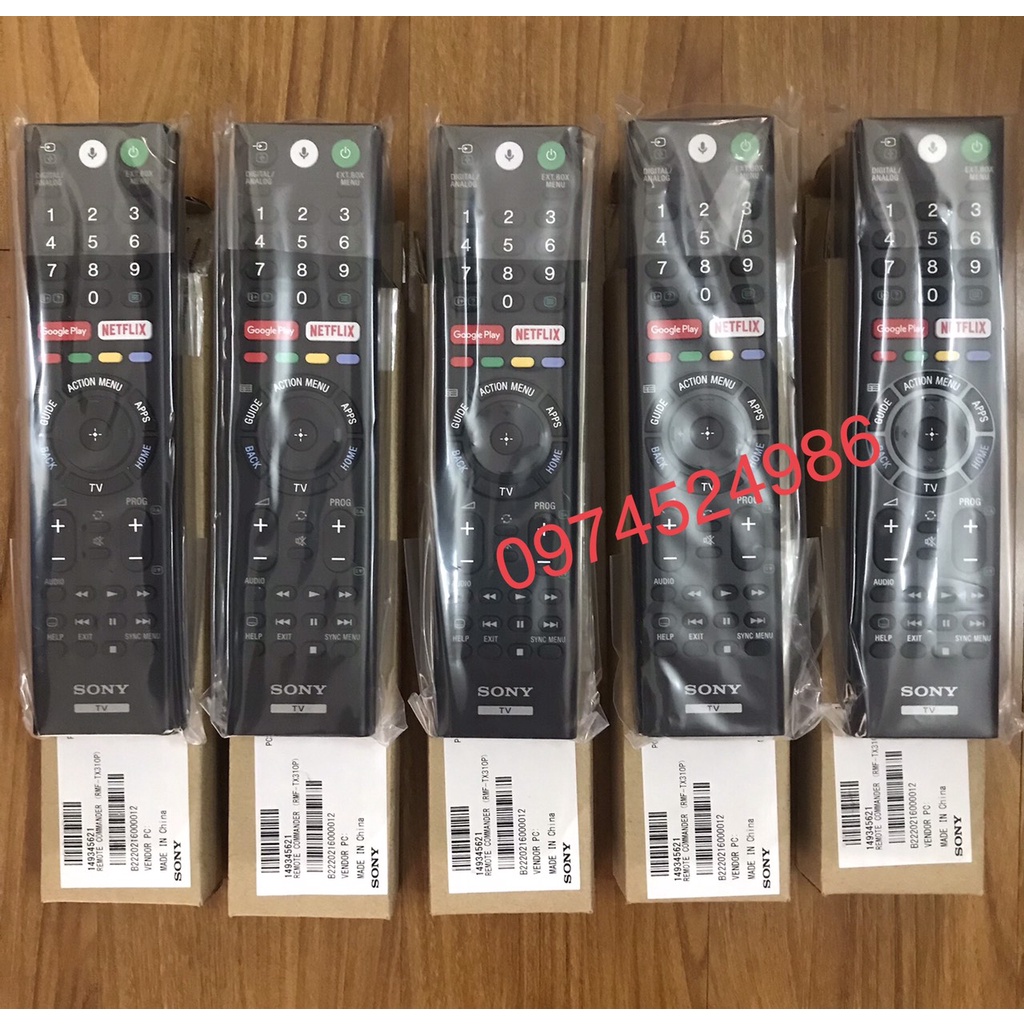 Điều khiển tivi sony giọng nói TX310p zin chính hãng