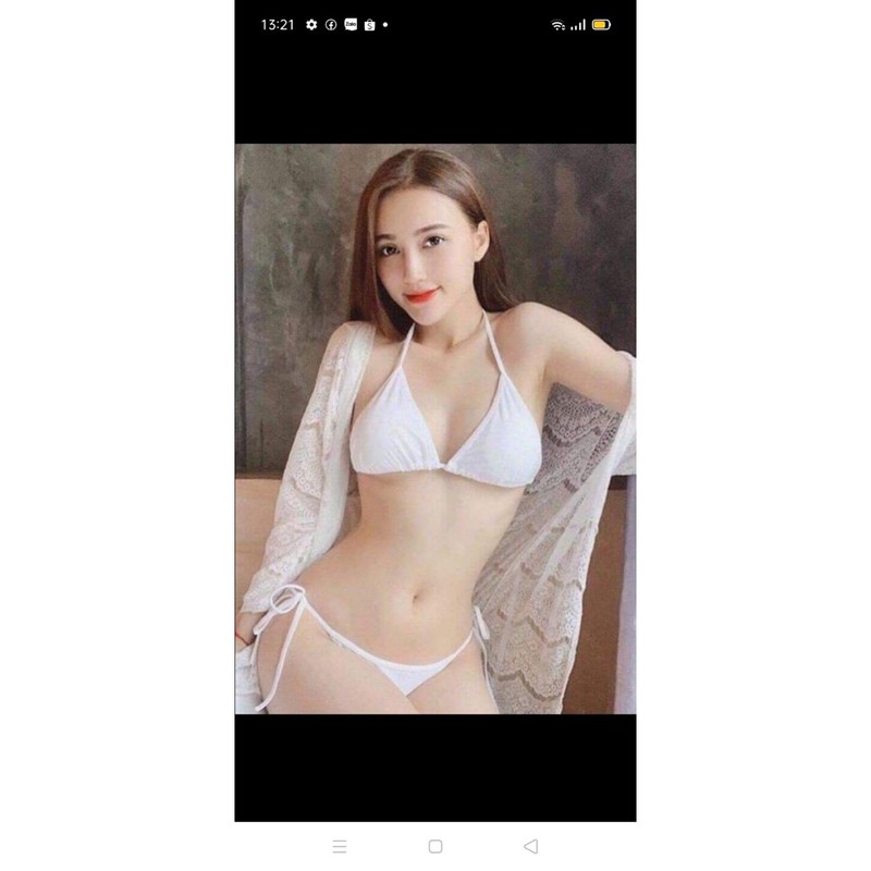 BiKiNi 2 mảnh tam giác trắng