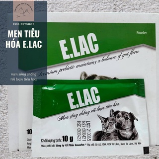 Combo 10 gói men Elac - Men tiêu hoá chó mèo