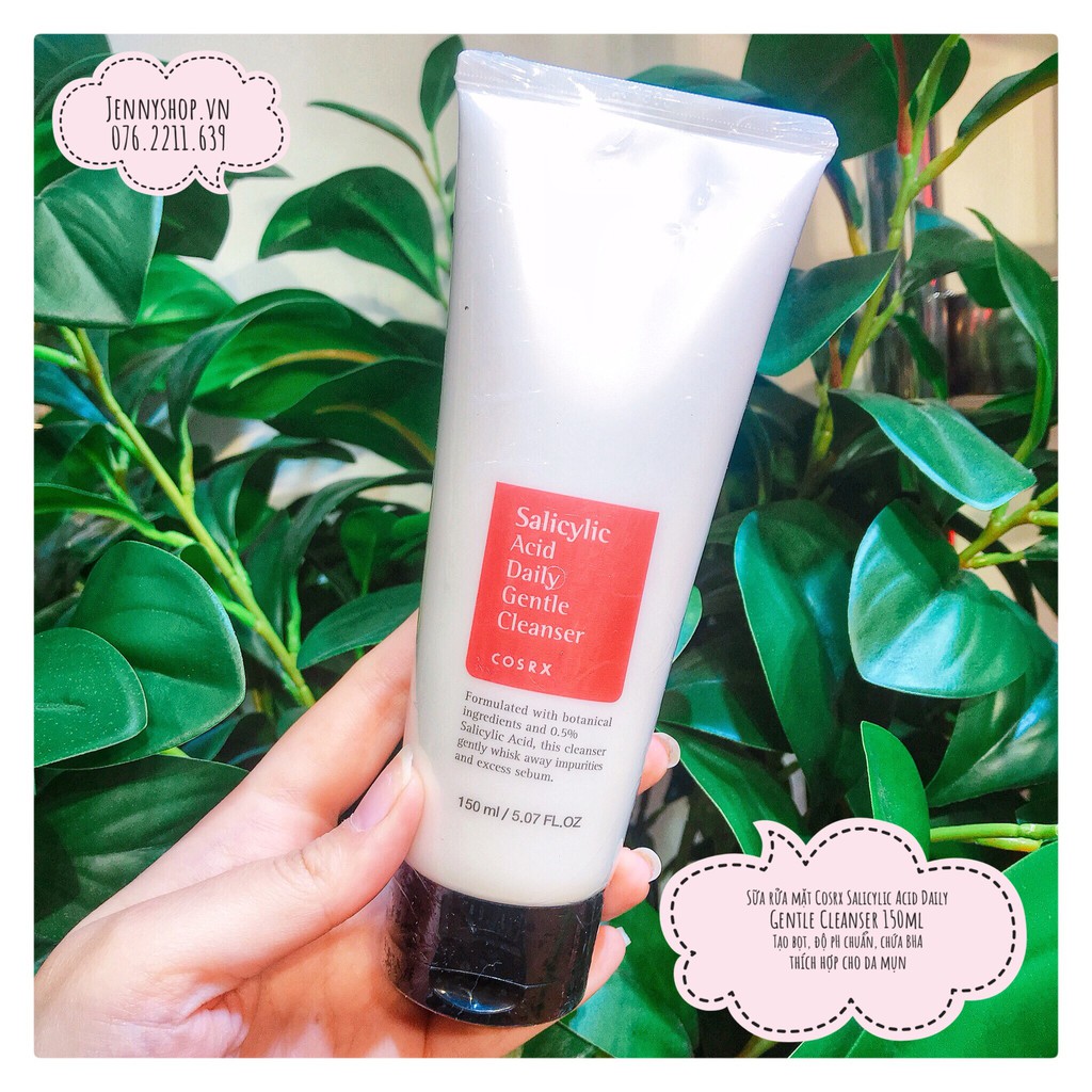 Sữa Rửa Mặt Cosrx Salicylic Acid Daily Gentle Cleanser 150ml