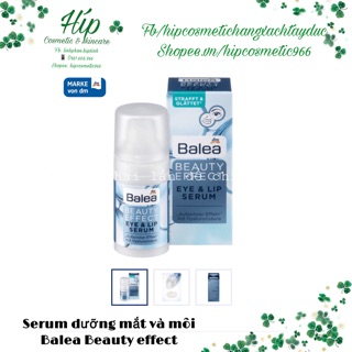 Serum dưỡng môi mắt balea beauty effect eye & lip serum