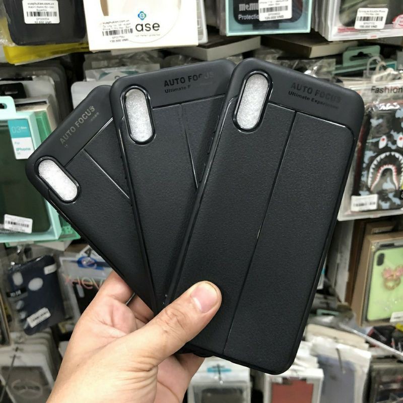 Ốp lưng dẻo cho Xiaomi redmi 10A/redmi 10C/ Redmi 9A/Redmi 9C Vân giả da Auto Focus