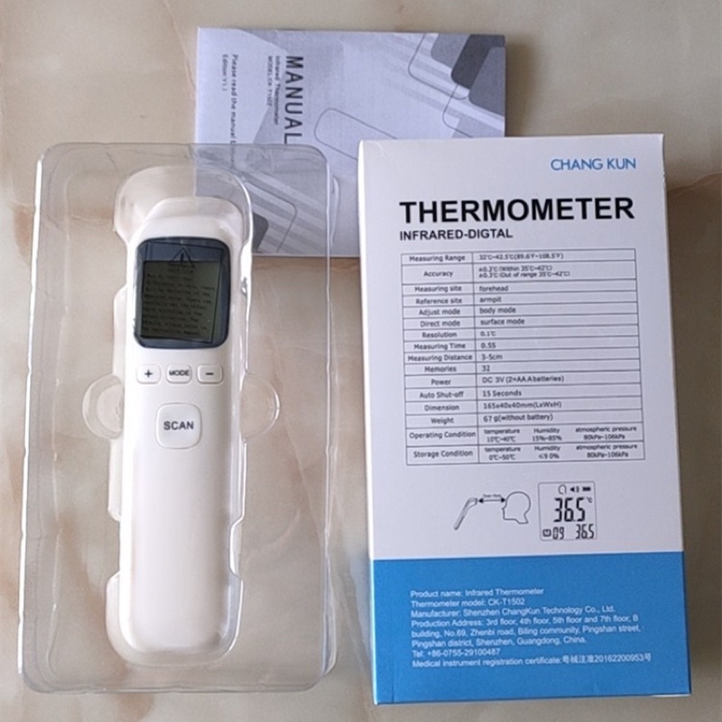 Nhiệt Kế Hồng Ngoại Đện Tử Infrared Thermometer Đo Nhiệt Độ Phòng Nước Tắm Bể Cá Pha Sữa Cơ Thể Trán Cho Bé