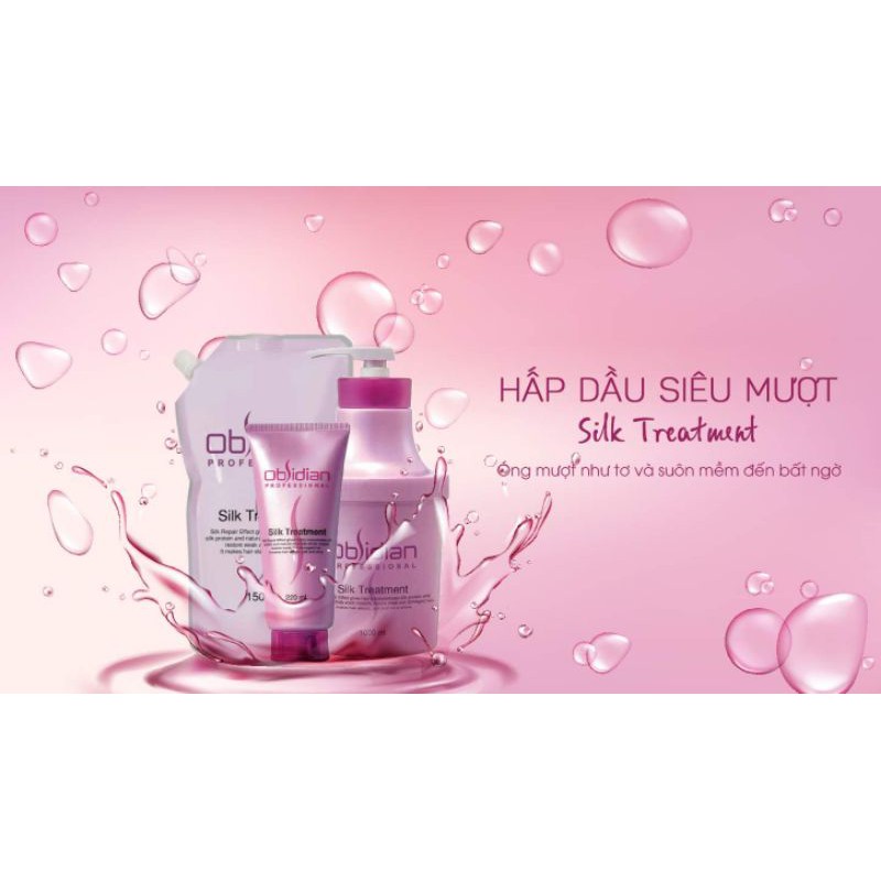 HẤP DẦU DƯỠNG TÓC SIÊU MỀM MƯỢT OBSIDIAN SILK TREATMENT