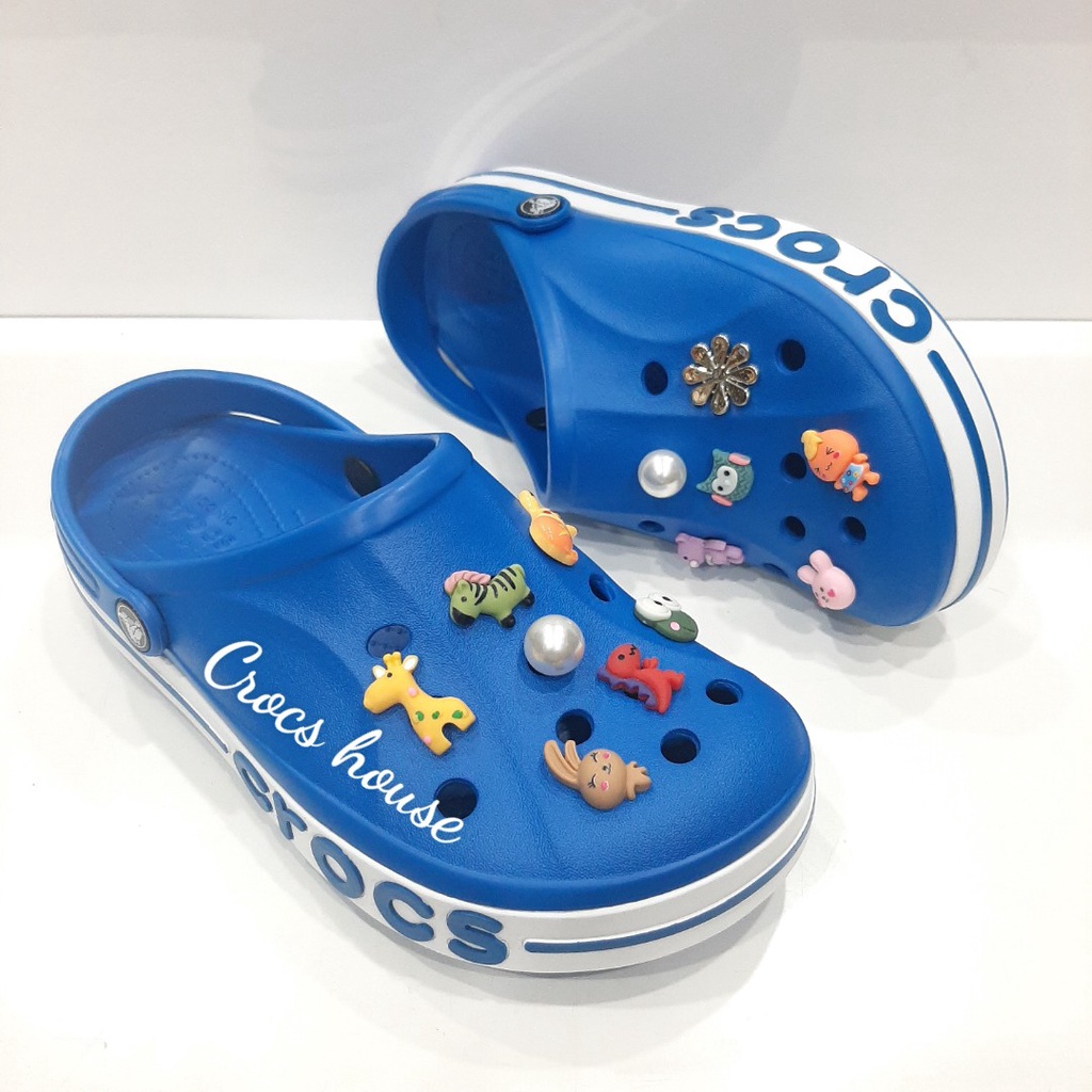 (Chính hãng) dép crocs baya cao cấp tặng kèm jibbitz gắn dép, crocs nam nữ gắn stickers (bảng màu 2)  - Crocs house