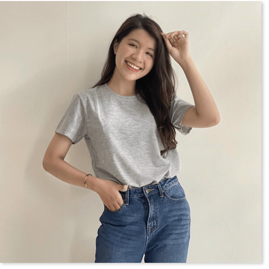 Áo thun cổ tron hottrend NAM NỮ NGẮN TAY CỰC ĐẸP CHO CÁC BẠN TRẺ KOKO MI FASHION