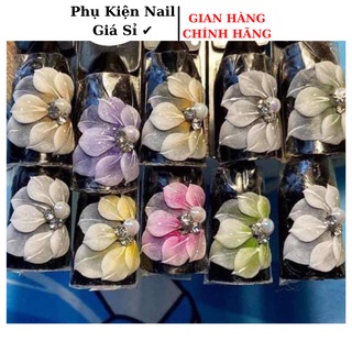 Hoa bột cánh tiên gắn móng trang trí móng