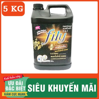 [HN - FREESHIP] Nước Giặt Xả Quần Áo FILY 5 lít Hương Hoa Pháp (đen)